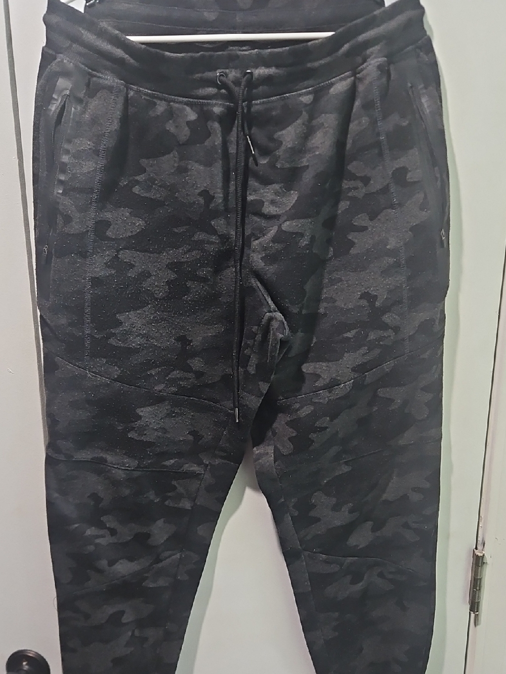 RBX Black Camouflage Jogger Pants